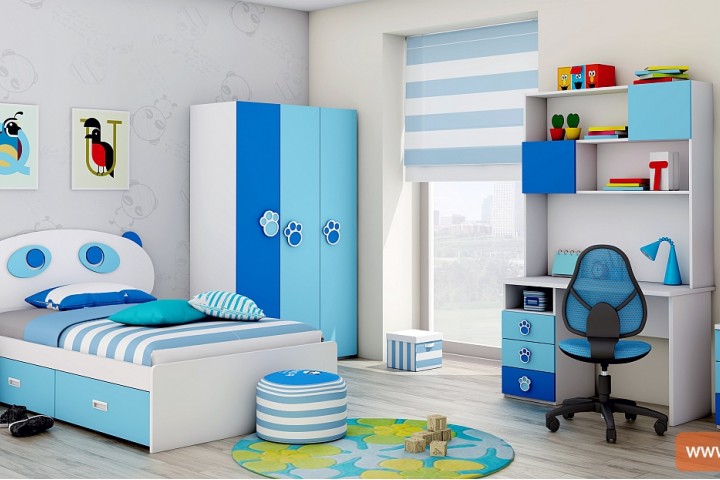 Detská izba PANDA BLUE
